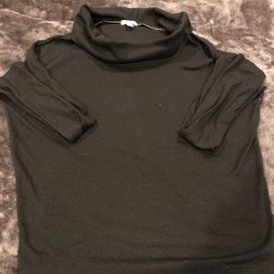 Gap Waffle Knit Top with Cowl Neck